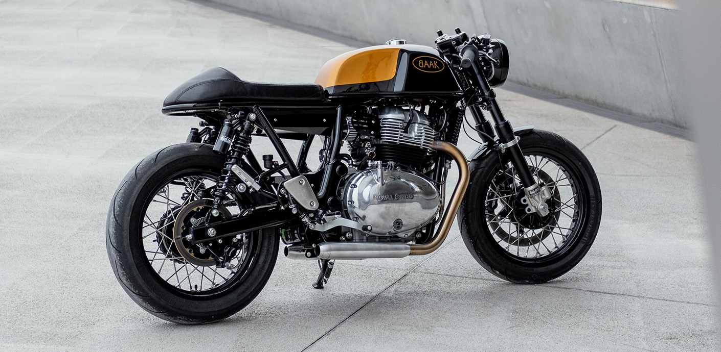 850 Royal Enfield Continental GT par Baak : deux vies en une…