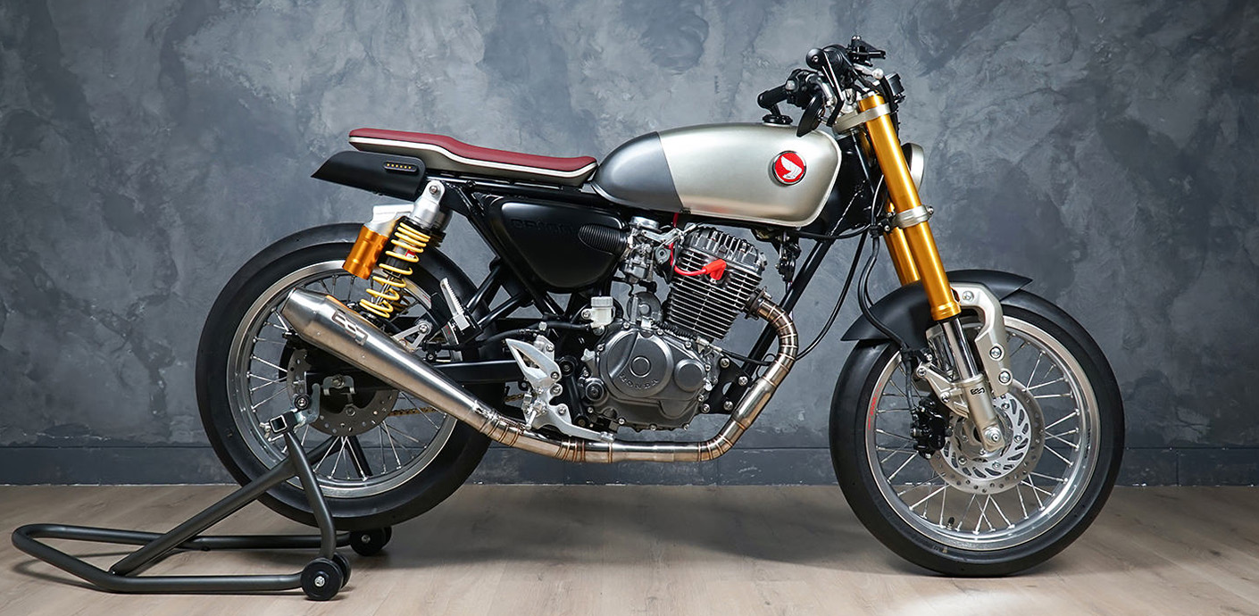 Cafe Racer Honda CB100 par EGO Project