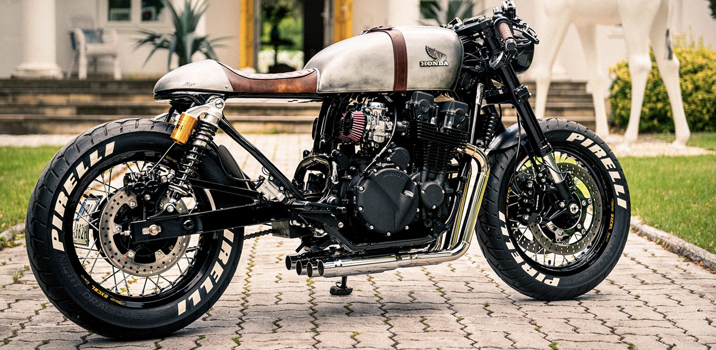 Cafe racer Honda CB750 SPIDER : shoot again !