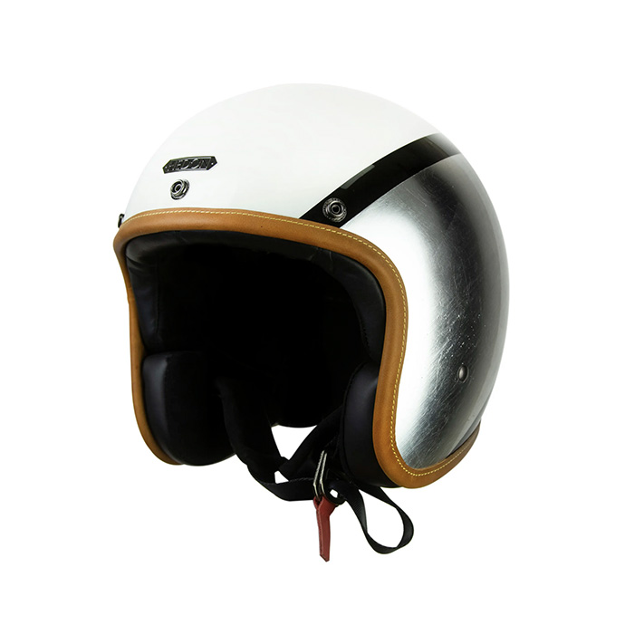 Casque jet vintage Hedon X Krazy Horse