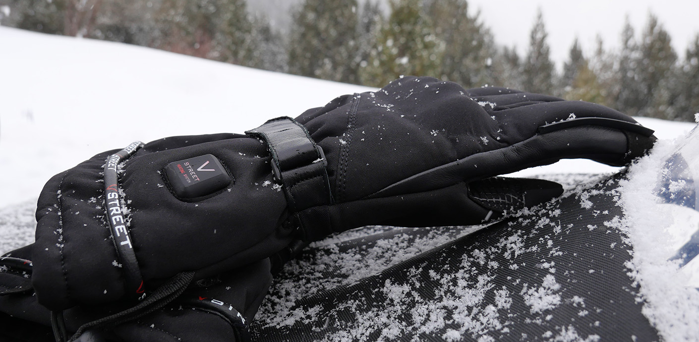  Gants moto chauffants VSTREET Soft Power Heating