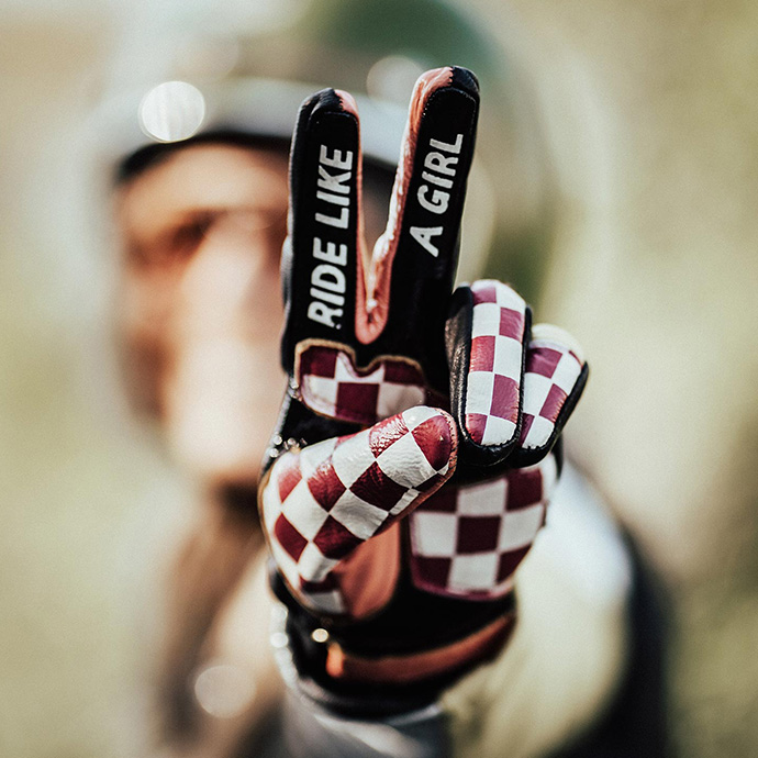 Gants Eudoxie Gold et Pop : Ride like a girl…