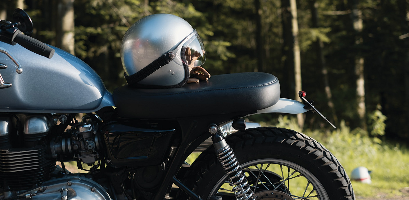 Kit selle moto “courte“ Triumph par Made For Twin