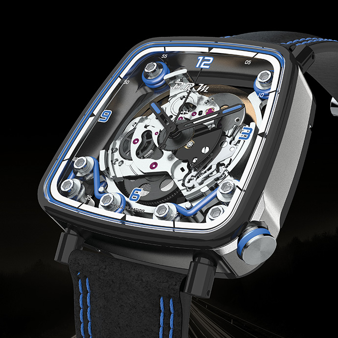Montre B.R.M Full Floating FF39-40 : l’art horloger français en apesanteur
