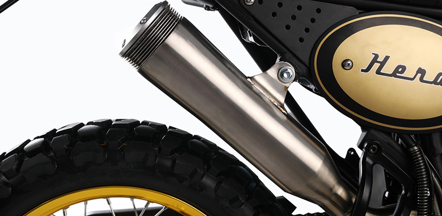 Hero 250 Bullit le petit Scrambler musclé