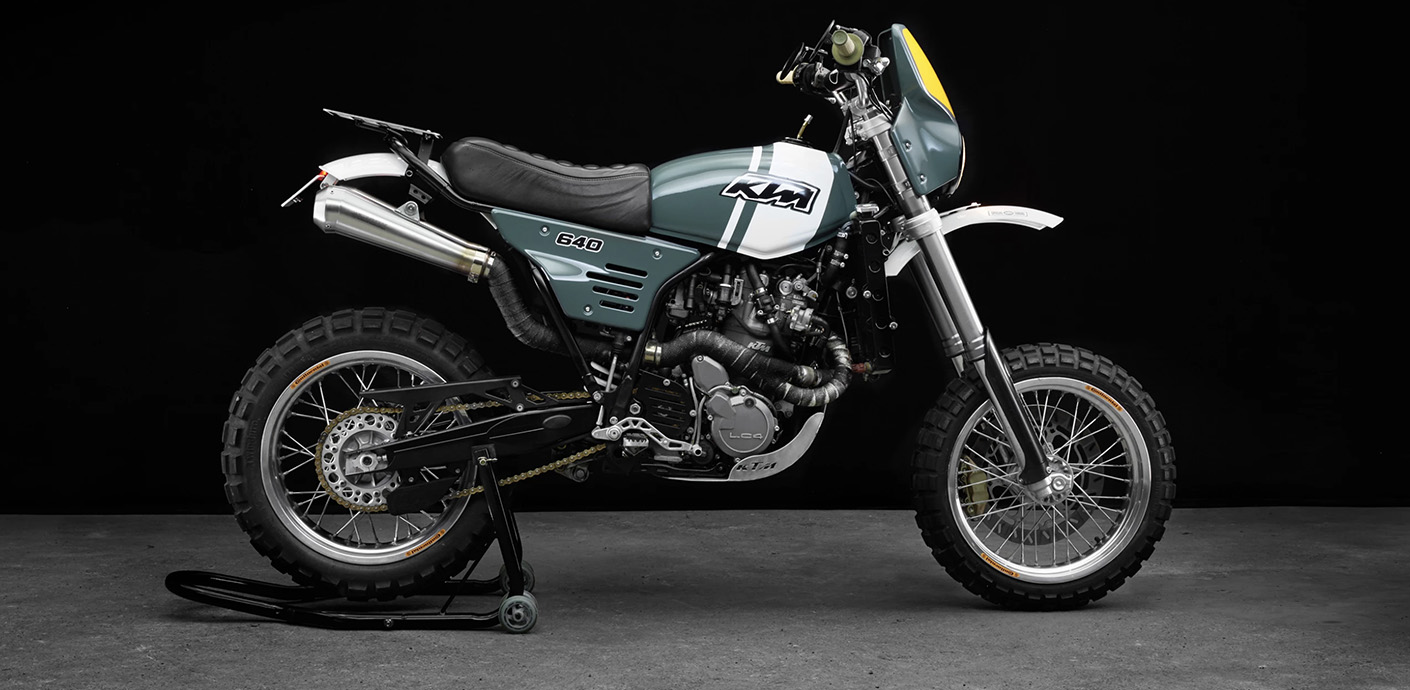 Scrambler KTM LC4 par Man & The Machine