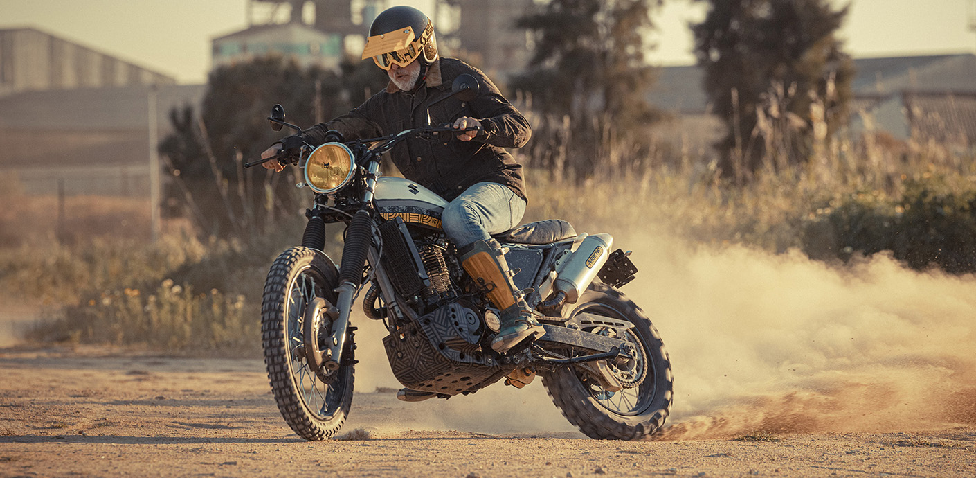 Scrambler Suzuki DR 800 Unik Motorcycles