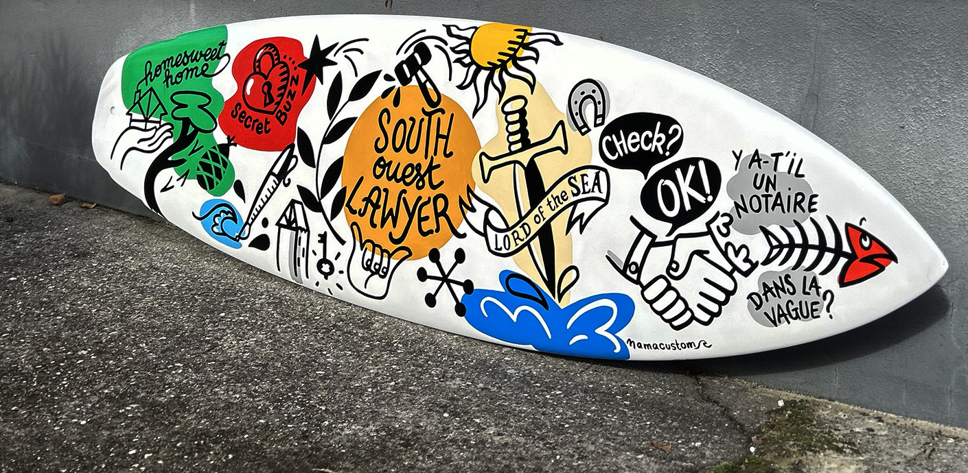Les surfs Mama Custom : océan droit devant !