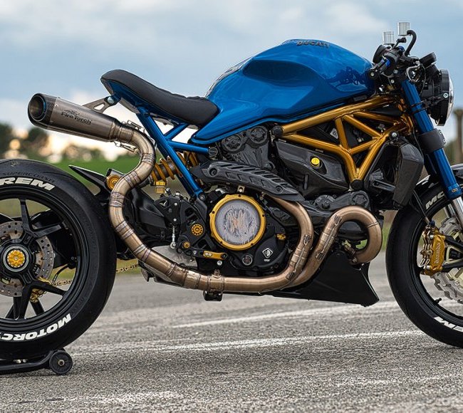 Cafer Racer Ducati 821 par Jerem Motorcycles : Uppercut direct !
